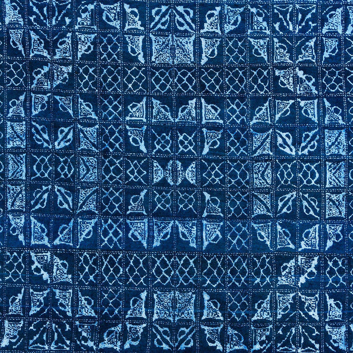 Machine Washable Abstract Blue Rug, wshabs4506