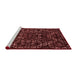 Modern Red Washable Rugs