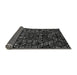 Sideview of Abstract Gray Modern Rug, abs4507gry