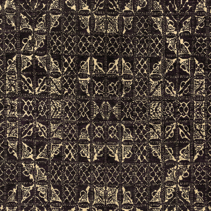 Machine Washable Abstract Brown Modern Rug, wshabs4507brn