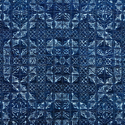 Square Machine Washable Abstract MidnightBlue Rug, wshabs4507