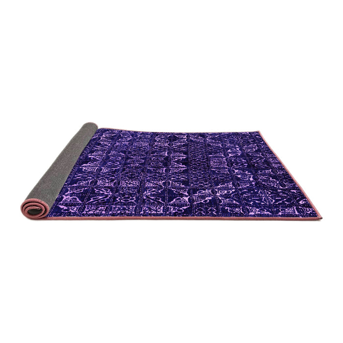 Sideview of Abstract Pink Modern Rug, abs4507pnk