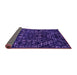 Sideview of Abstract Pink Modern Rug, abs4507pnk