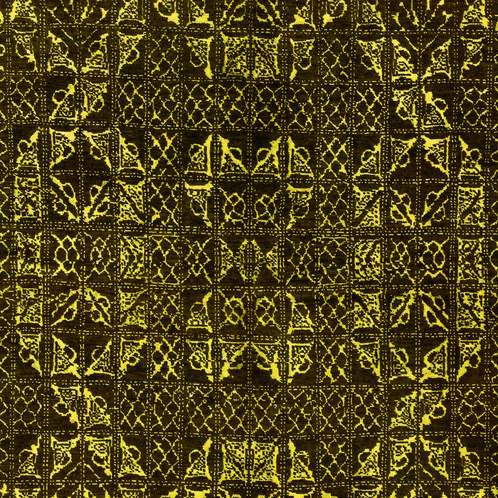 Abstract Yellow Modern Rug, abs4507yw