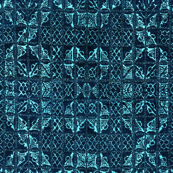 Machine Washable Abstract Turquoise Modern Area Rugs, wshabs4507turq