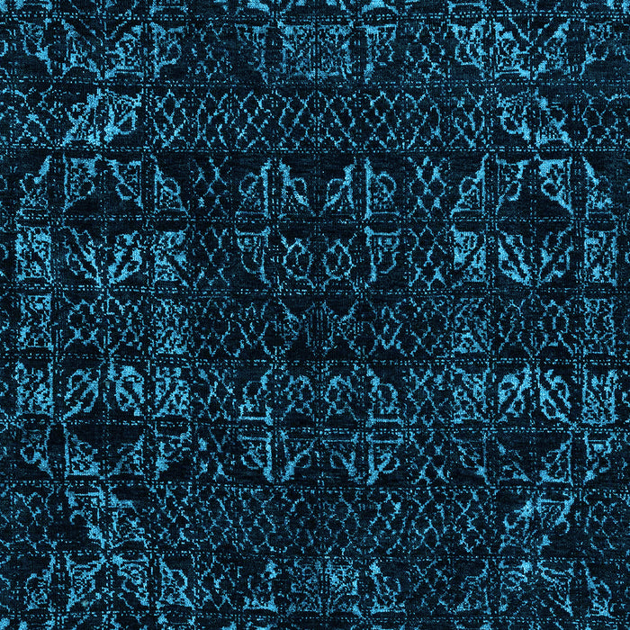 Machine Washable Abstract Light Blue Modern Rug, wshabs4508lblu