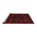 Modern Red Washable Rugs