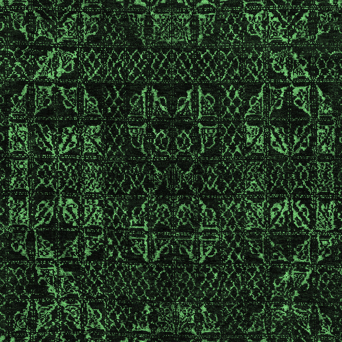 Abstract Emerald Green Modern Rug, abs4508emgrn