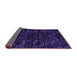 Sideview of Abstract Purple Modern Rug, abs4508pur