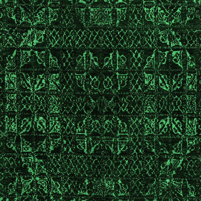 Abstract Green Modern Rug, abs4508grn