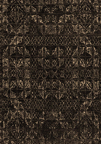 Abstract Brown Modern Rug, abs4508brn