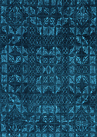 Abstract Light Blue Modern Rug, abs4509lblu