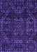 Machine Washable Abstract Purple Modern Area Rugs, wshabs4509pur