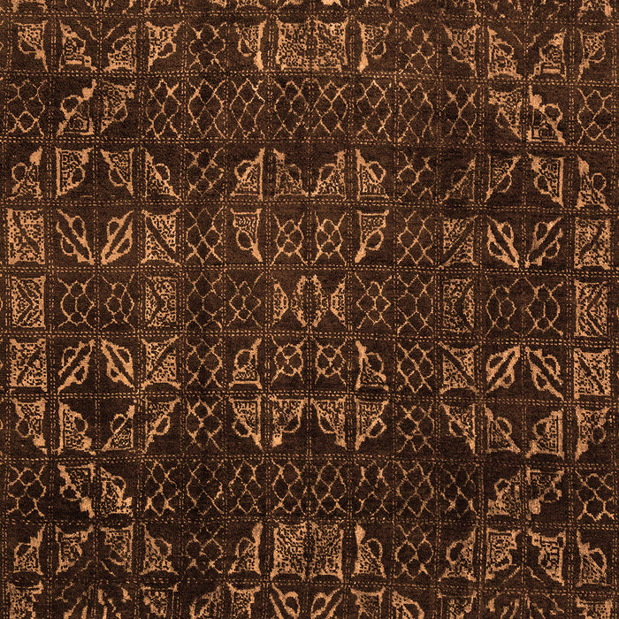 Machine Washable Abstract Orange Modern Area Rugs, wshabs4509org