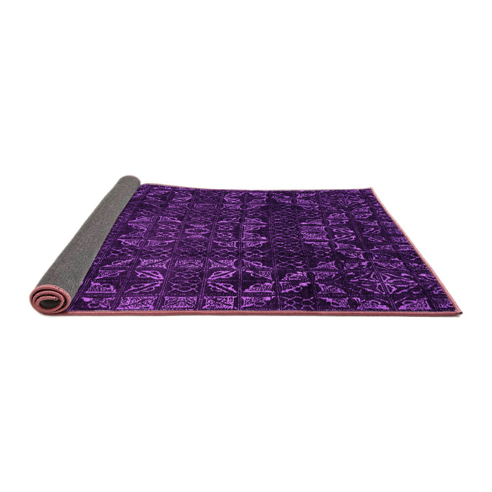 Sideview of Abstract Pink Modern Rug, abs4509pnk