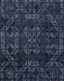 Abstract Blue Modern Rug, abs4509