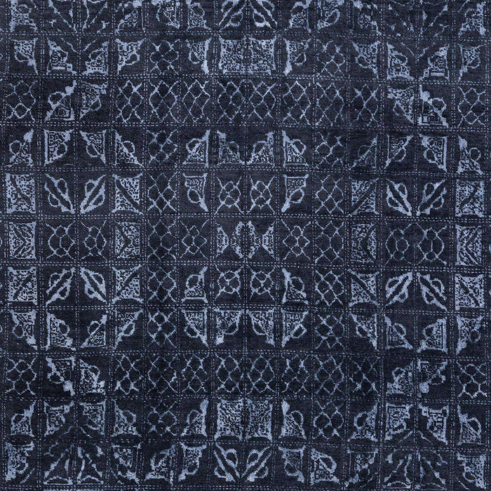 Abstract Blue Modern Rug, abs4509