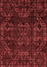 Abstract Red Modern Area Rugs