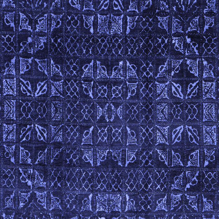 Machine Washable Abstract Blue Modern Rug, wshabs4509blu