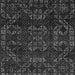 Square Machine Washable Abstract Gray Modern Rug, wshabs4509gry