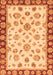 Machine Washable Oriental Orange Traditional Area Rugs, wshabs450org