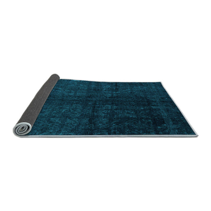 Sideview of Abstract Light Blue Modern Rug, abs4510lblu