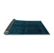 Sideview of Abstract Light Blue Modern Rug, abs4510lblu