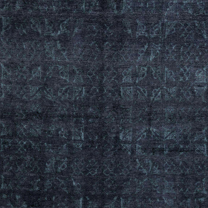 Machine Washable Abstract Night Blue Rug, wshabs4510