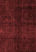 Abstract Red Modern Area Rugs