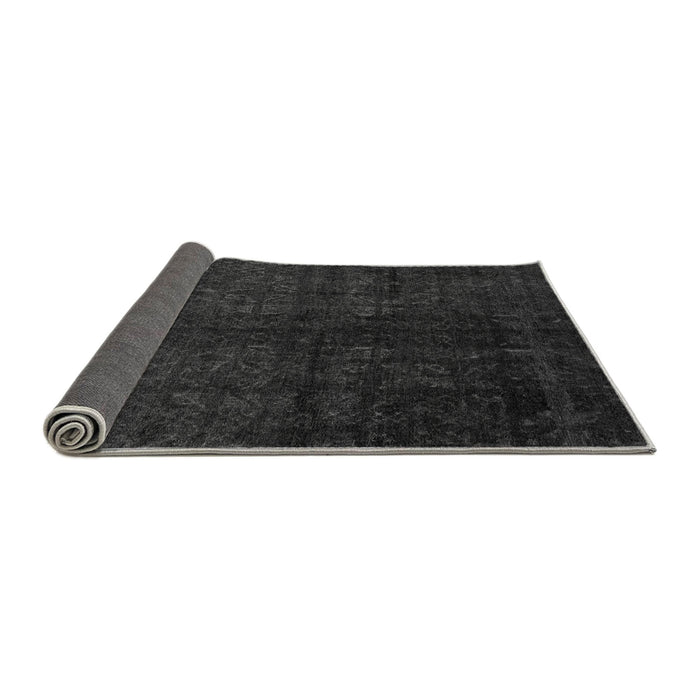 Sideview of Abstract Gray Modern Rug, abs4510gry