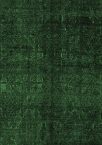 Abstract Emerald Green Modern Rug, abs4510emgrn