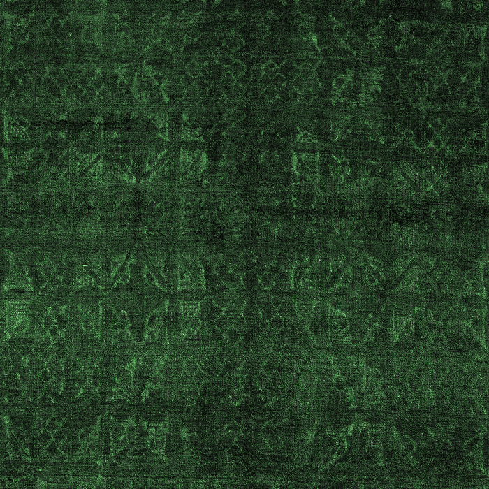 Abstract Emerald Green Modern Rug, abs4510emgrn