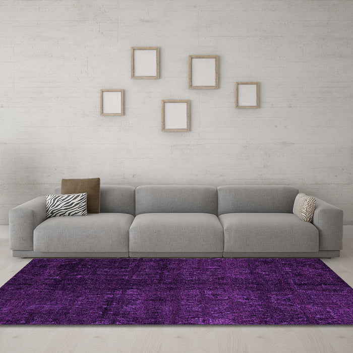 Machine Washable Abstract Pink Modern Rug in a Living Room, wshabs4510pnk