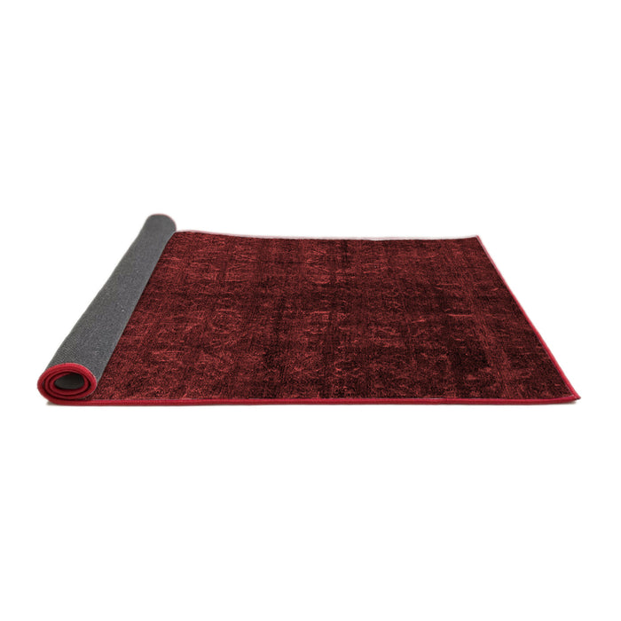 Abstract Red Modern Area Rugs