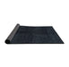 Sideview of Abstract Blue Modern Rug, abs4511