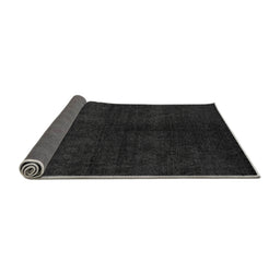 Sideview of Abstract Gray Modern Rug, abs4511gry