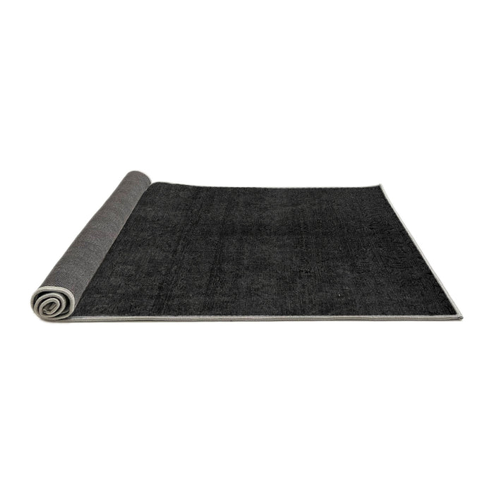 Sideview of Abstract Gray Modern Rug, abs4511gry