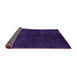 Sideview of Abstract Purple Modern Rug, abs4511pur