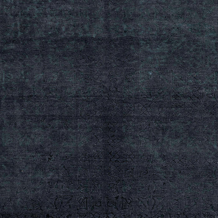 Square Abstract Blue Modern Rug, abs4511