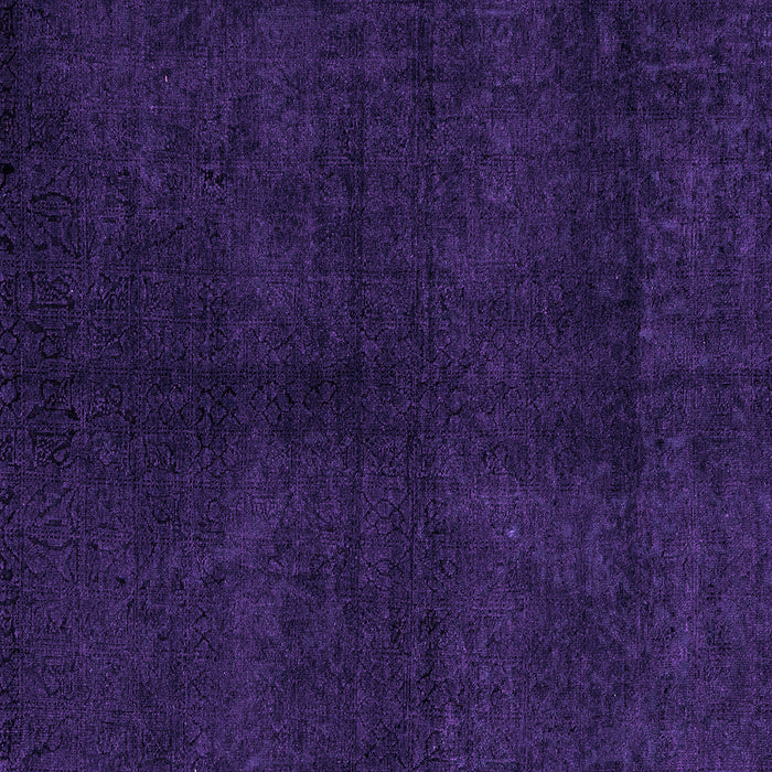 Square Machine Washable Abstract Purple Modern Area Rugs, wshabs4511pur