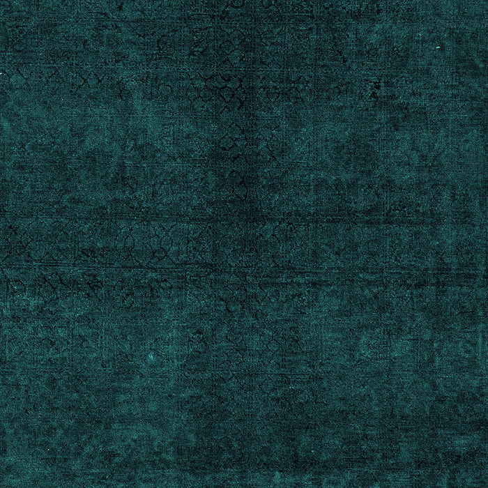 Machine Washable Abstract Turquoise Modern Area Rugs, wshabs4511turq