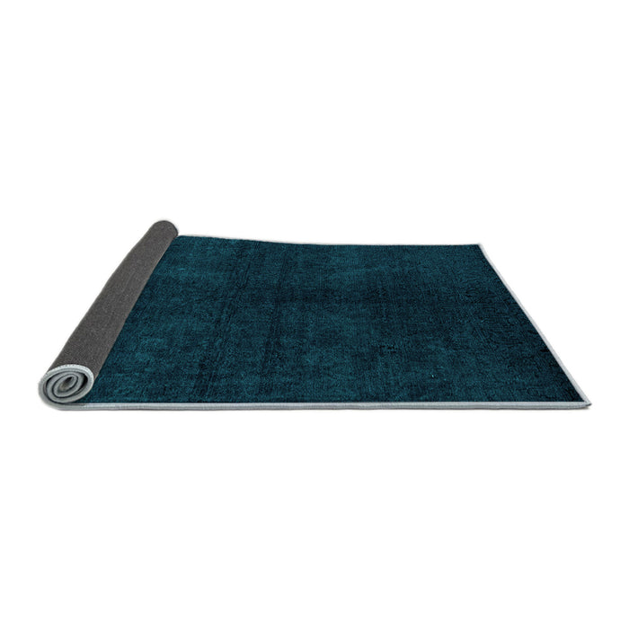 Sideview of Abstract Light Blue Modern Rug, abs4511lblu