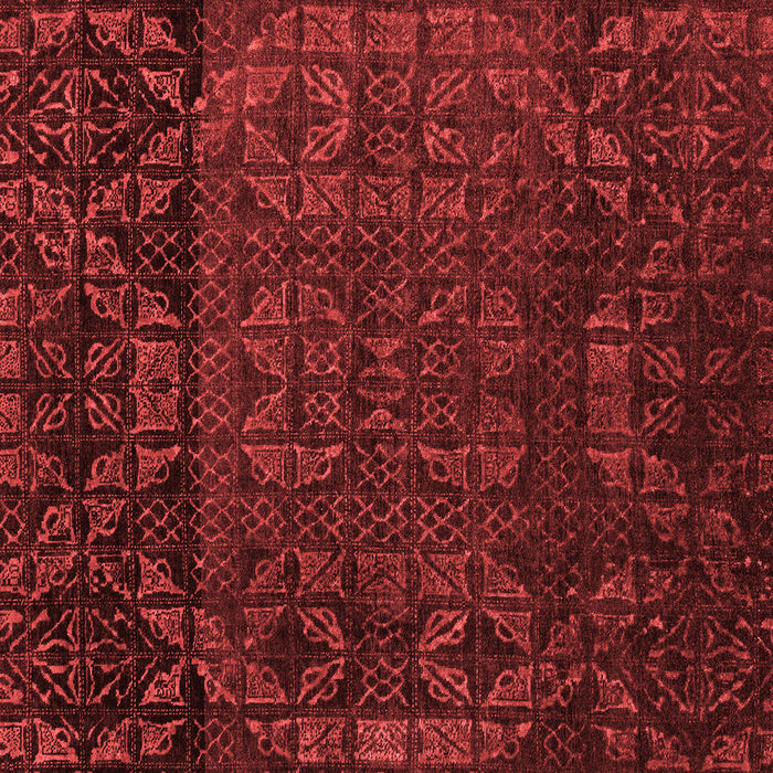 Abstract Red Modern Rug, abs4512red