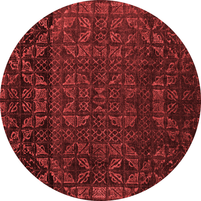 Machine Washable Abstract Red Modern Rug, wshabs4512red
