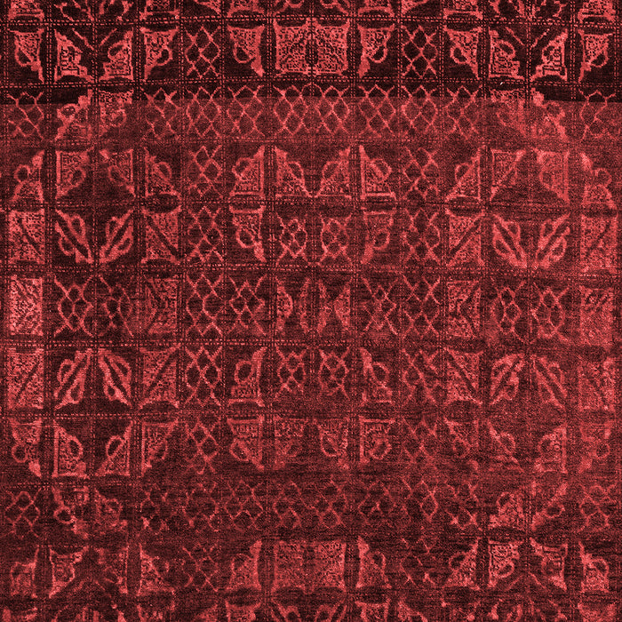 Abstract Red Modern Area Rugs