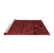 Modern Red Washable Rugs