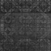 Square Machine Washable Abstract Gray Modern Rug, wshabs4512gry