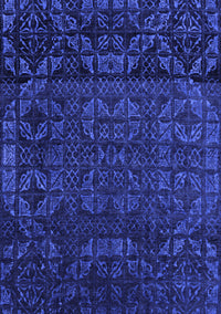 Abstract Blue Modern Rug, abs4512blu