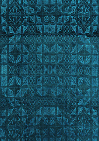 Abstract Turquoise Modern Rug, abs4512turq