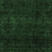 Square Abstract Emerald Green Modern Rug, abs4513emgrn